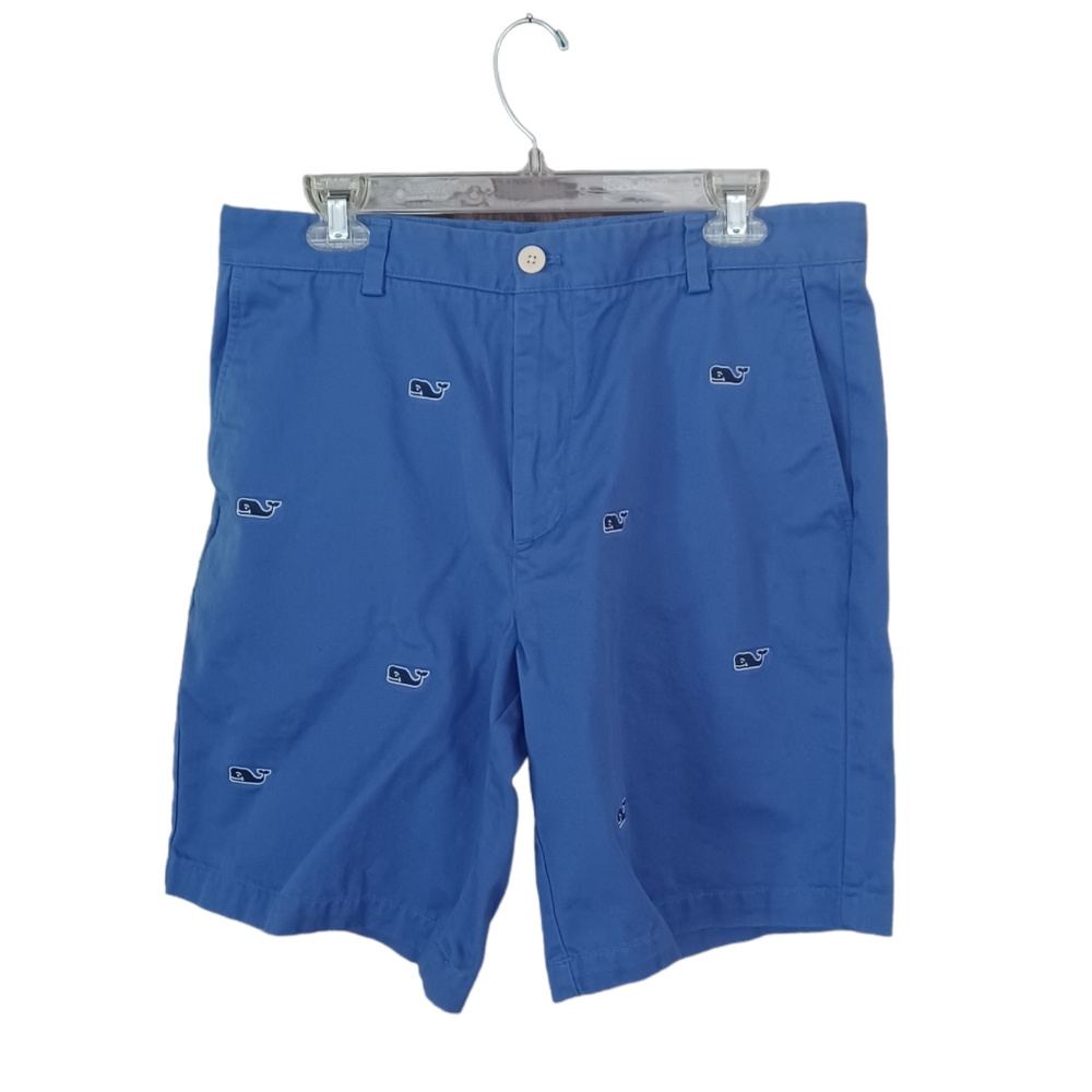VINEYARD VINES • size 35 men's • shorts whale logo boating preppy